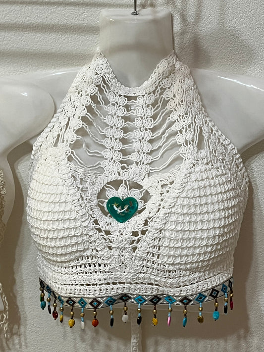 Hermosa camisa en crochet