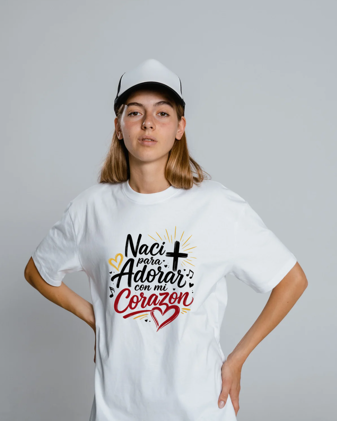 Camisa Nací para adorar