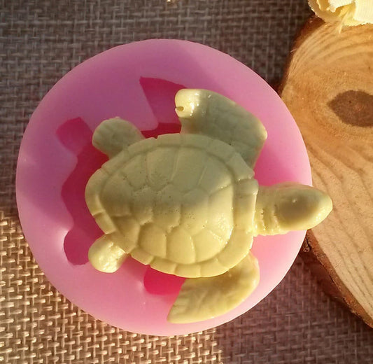 Molde de silicona tortuga