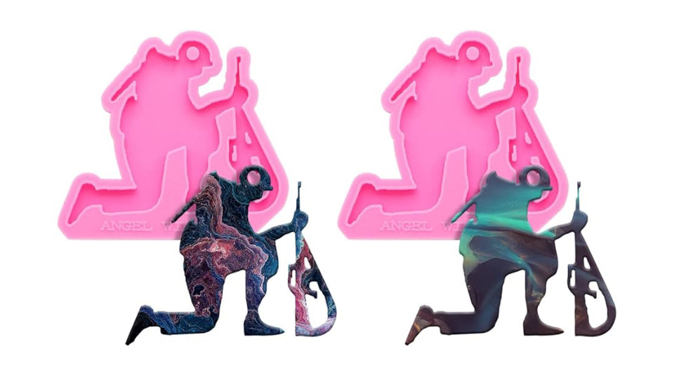 Molde de silicona militar