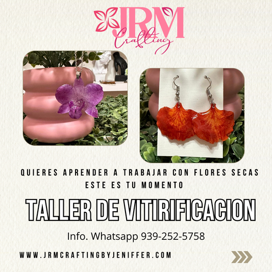 Taller de Vitrificacion de Flores