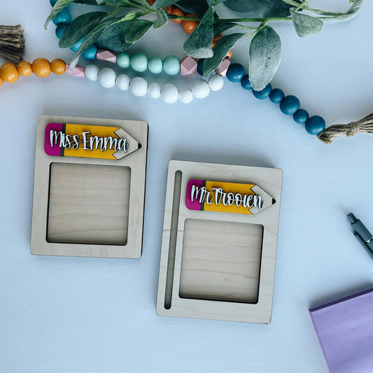 Regalos de Maestros Sticky Note Holder